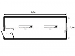 Блок-контейнер 6м жилой для строительных объектов в Солнечнодольске